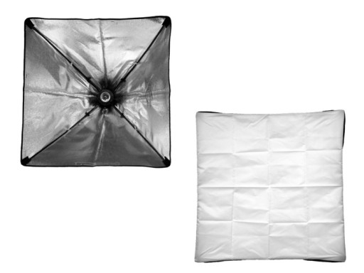 SOFTBOX STUDYJNY 50x50cm z OPRAWKĄ POJEDYNCZĄ E27