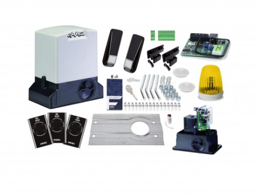 Faac 741 z ENKODEREM - zestaw delta 3 + lampa led