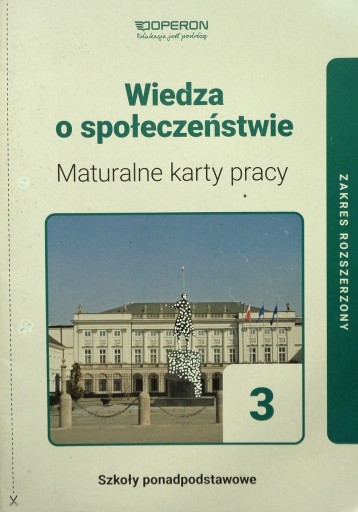 Wiedza o Społeczeństwie 3 karty pracy rozszerzony