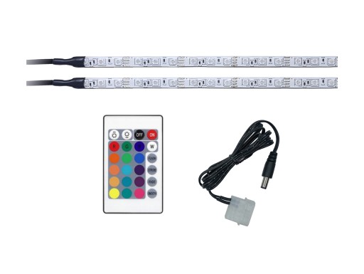 Listwy LED komputera PC tuning PILOT 2x30cm RGB