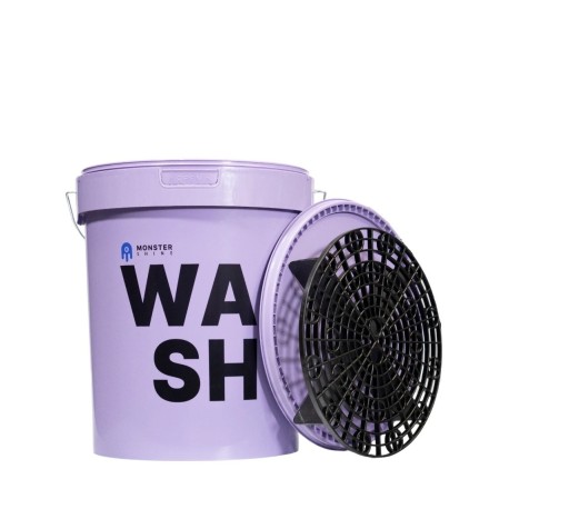 Monster Shine Wiadro detailingowe + separator 19L