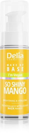 DELIA COSMETICS WEGAŃSKA ROZJAŚNIAJĄCO-WITALIZUJĄCA BAZA POD MAKIJAŻ SO SHI