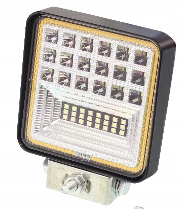 LAMPA ROBOCZA HALOGEN 42 LED LED 12V 24V PROSTOKĄT