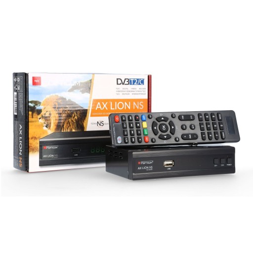 Tuner Dekoder DVB-T2 Naziemna Opticum AX Lion NS