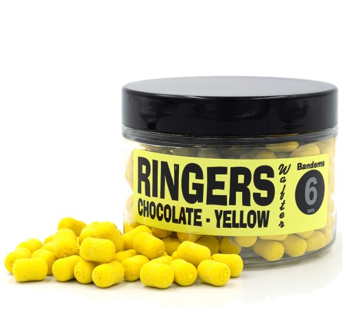 RINGERS Chocolate Yellow Wafters Dumbells 6mm 150m