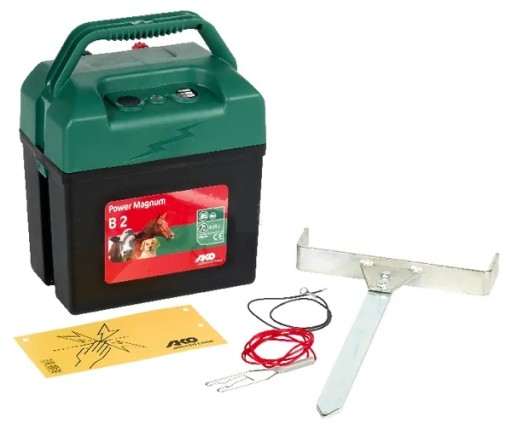 PASTUCH ELEKTRYCZNY ELEKTRYZATOR UNIWERSALNY AKO POWER MAGNUM B2 DLA KONI