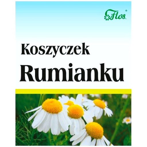 RUMIANEK KOSZYCZEK KWIAT 50 gr PRZECIWZAPALNIE