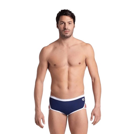 Slipy kąpielowe męskie arena Icons Swim Low Waist Short Solid navy/ 95