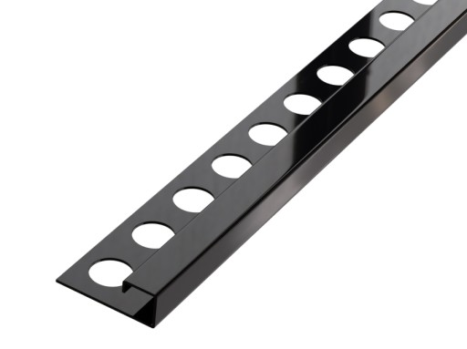 LISTWA PROFIL NAROŻNY P CZARNY POŁYSK 270cmx10,5mm
