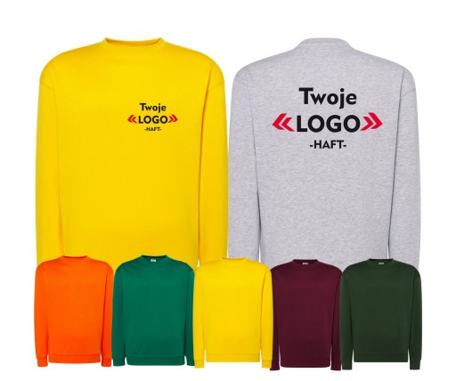 BLUZA DRESOWA Z WŁASNYM LOGO HAFT NADRUK x5