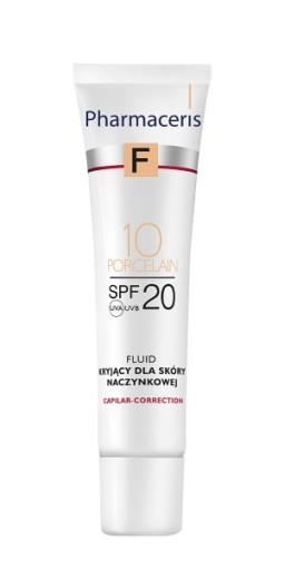 Pharmaceris fluid kryjący SPF20, 10 Porcelain 30ml