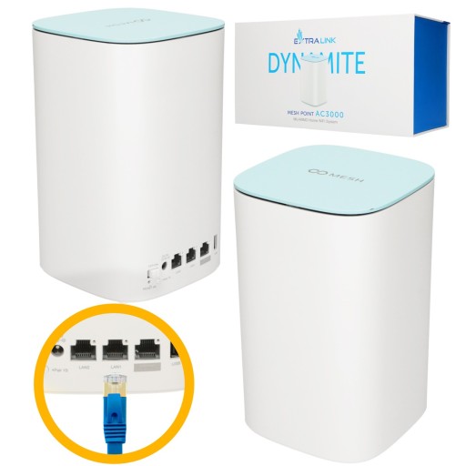 Extralink Dynamite C31 Moduł rozszerzający sieć Mesh AC3000 MU-MIMO WiFi