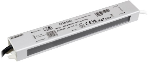SOLIDNY ZASILACZ ZEWNĘTRZNY 12V 30W HERMETYK IP67