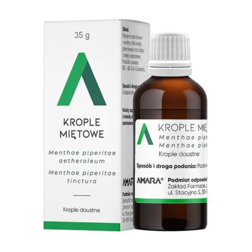 Amara Krople miętowe 35 g