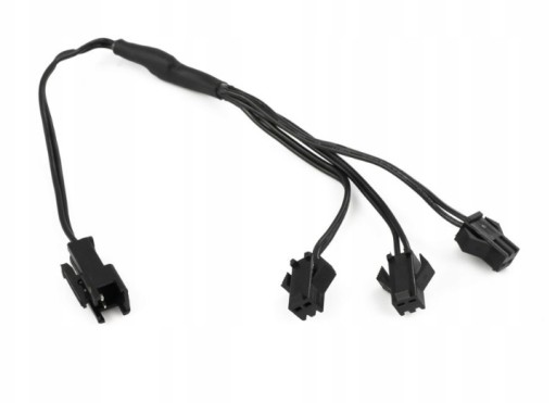 ROZGAŁĘŹNIK na 3 ŚWIATŁOWODY EL WIRE Taśma Ambient