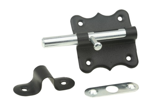 ZASUWA ZASUWKA RYGIEL BLOKADA 50 mm CZARNA