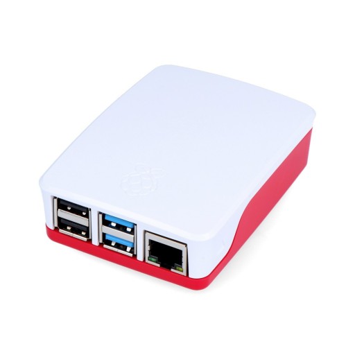 Obudowa do Raspberry Pi 4B oficjalna czerwono-biał