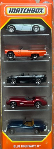 Matchbox Blue Highways ll 5-PACK