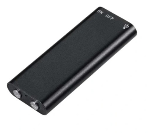Dyktafon mini szpiegowski cienki, podsłuch, MP3