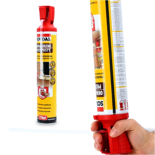 Pianka montażowa SOUDAL 770 ml niskich temperatur