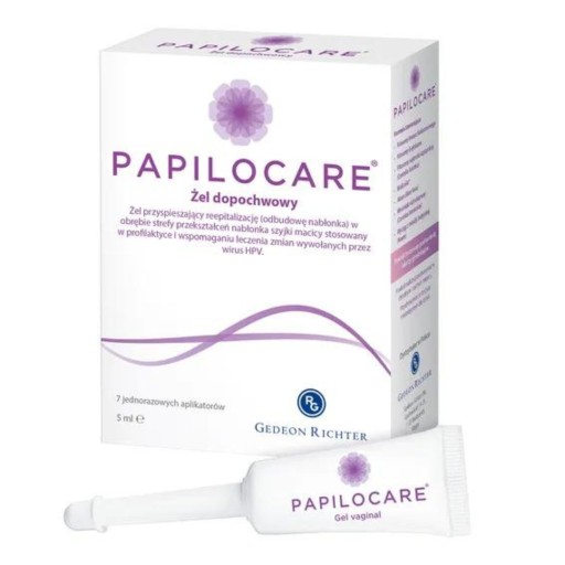 Papilocare żel dopochwowy 7 aplikatorów po 5 ml