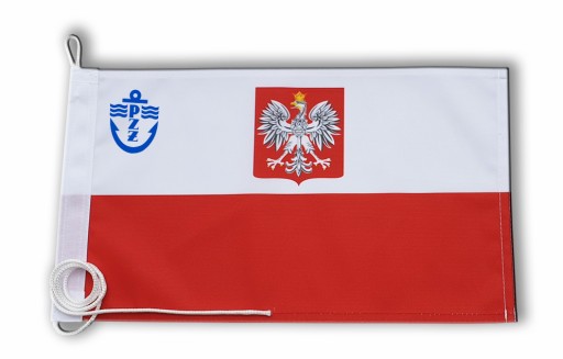Bandera Flaga Polska PŻŻ 30x50cm