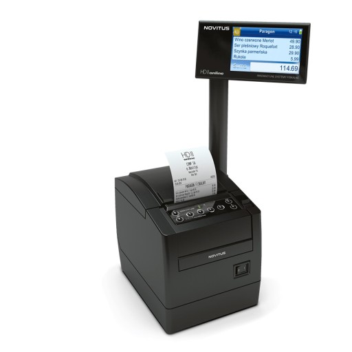 Drukarka fiskalna NOVITUS HD ONLINE LAN/WIFI 80MM +FISKALIZACJA +ZGŁOSZENIE