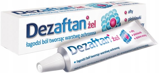 DEZAFTAN Med żel na afty pleśniawki urazy 8 g