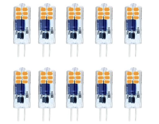 Zestaw 10 energooszczędnych żarówek LED OUGEER G4