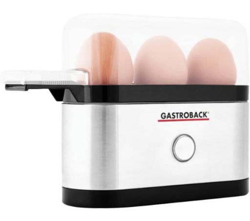 Jajowar Gastroback Mini 42800 na 3 jajka 350W Stal