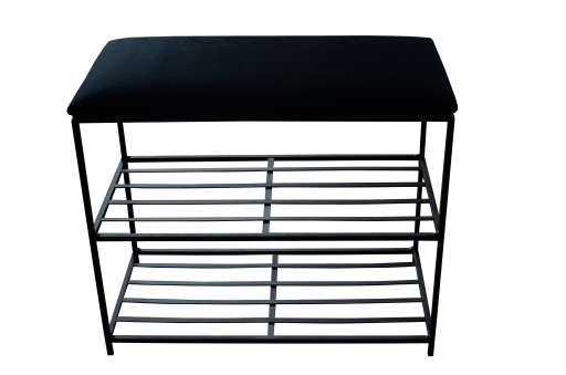 Półka metalowa czarna Loft 100 cm RAFI 3 SIEDZISKO