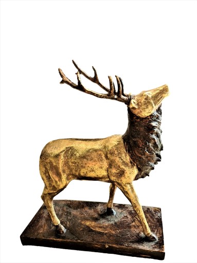 FIGURA - RENIFER JELEŃ ZŁOTY model XVIII design