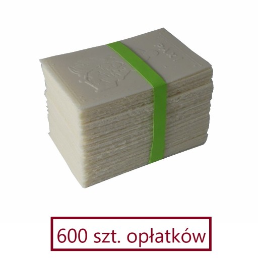 OPŁATEK WIGILIJNY OPŁATKI WIGILIJNE MAŁE 10 KOP 600 szt.
