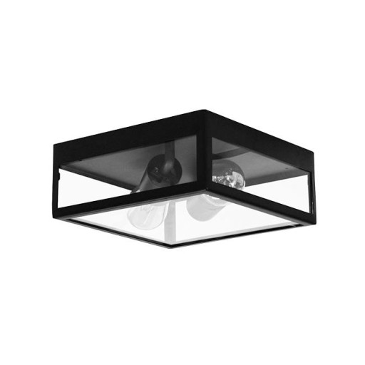 Oprawa architektoniczna Lampa Lidio E27 sufitowa czarna