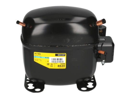 SPRĘŻARKA CHŁODNICZA SECOP DANFOSS SC18G moc 684W/-10*C czynnik R134A