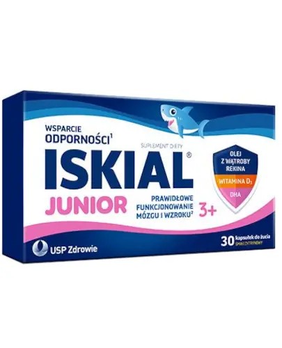 ISKIAL JUNIOR dla dzieci 30 kapsułek do żucia