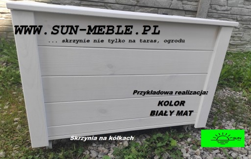Skrzynia na KÓŁKACH 120x50x50