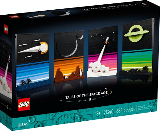 LEGO IDEAS 21340 OPOWIEŚCI Z CZASÓW WYŚCIGU KOSMIC