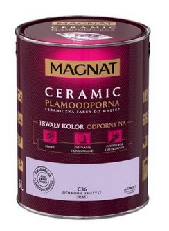 FARBA MAGNAT CERAMIC- fiołkowy ametyst C36, 5l
