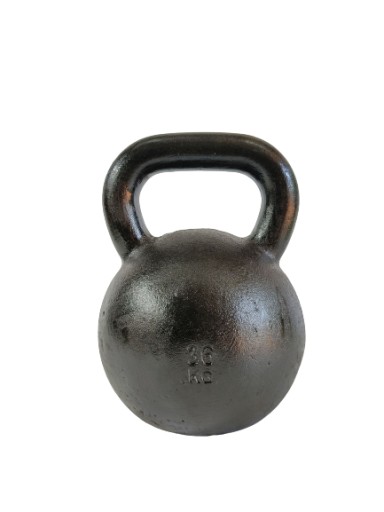 Kettlebell Cast Fitness 36 kg żeliwny czarny