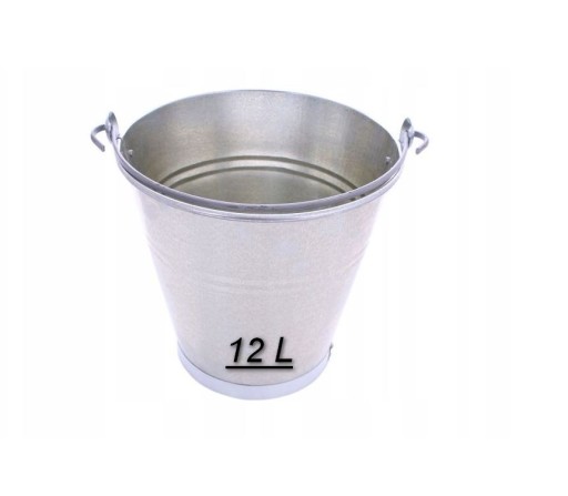 WIADRO OCYNK OCYNKOWANE, METALOWE 12l