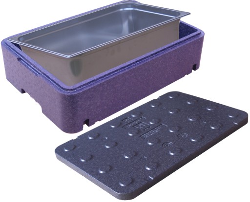 Termobox pudełko z piocelanu czarne FB120 termobox