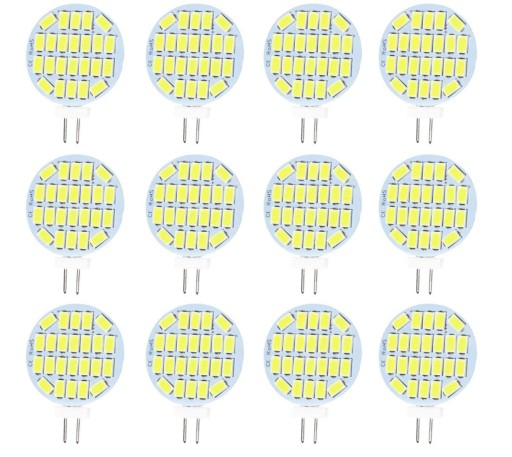 Jenyolon 6 x G4 LED żarówki temp. barwowa 4000k