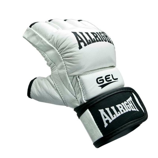 RĘKAWICE MMA PRO PU r.XL białe ALLRIGHT