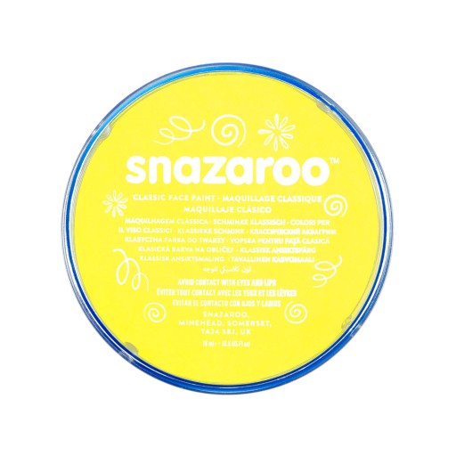 FARBA DO MALOWANIA TWARZY ŻÓŁTA 18ml SNAZAROO