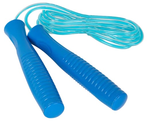 Skakanka z plastikowymi rączkami 192 cm klasyczna prosta trwała