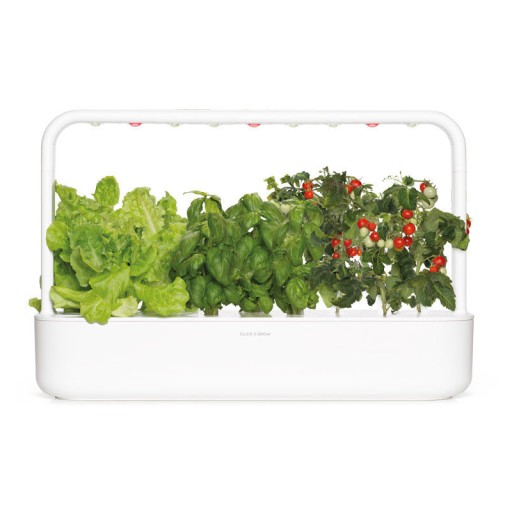 Click and Grow Inteligentna doniczka Smart Garden 9 + 9 kapsułek, biała