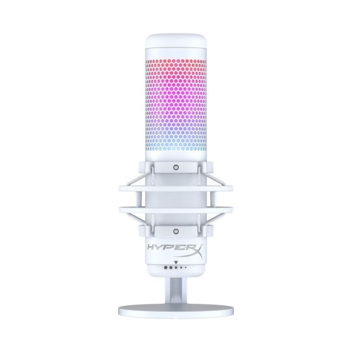HyperX QuadCast S - mikrofon pojemnościowy USB RGB do PC, PS5, PS4, Mac