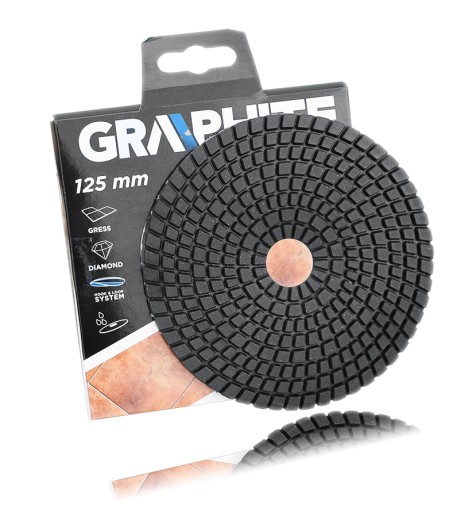 GRAPHITE RZEP POLERSKI DO GRESU 125MM K50 57H850