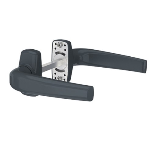 klamka do drzwi aluminiowych antracyt RAL 7016